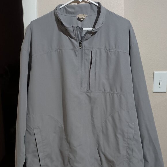 Duluth Trading 1/2 Zip Long Sleeve Pullover Windbreaker Men Size XL Gray - Picture 2 of 12